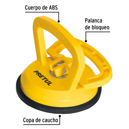 Ventosa para vidrio 1 copa se succion 23050 truper Pieza